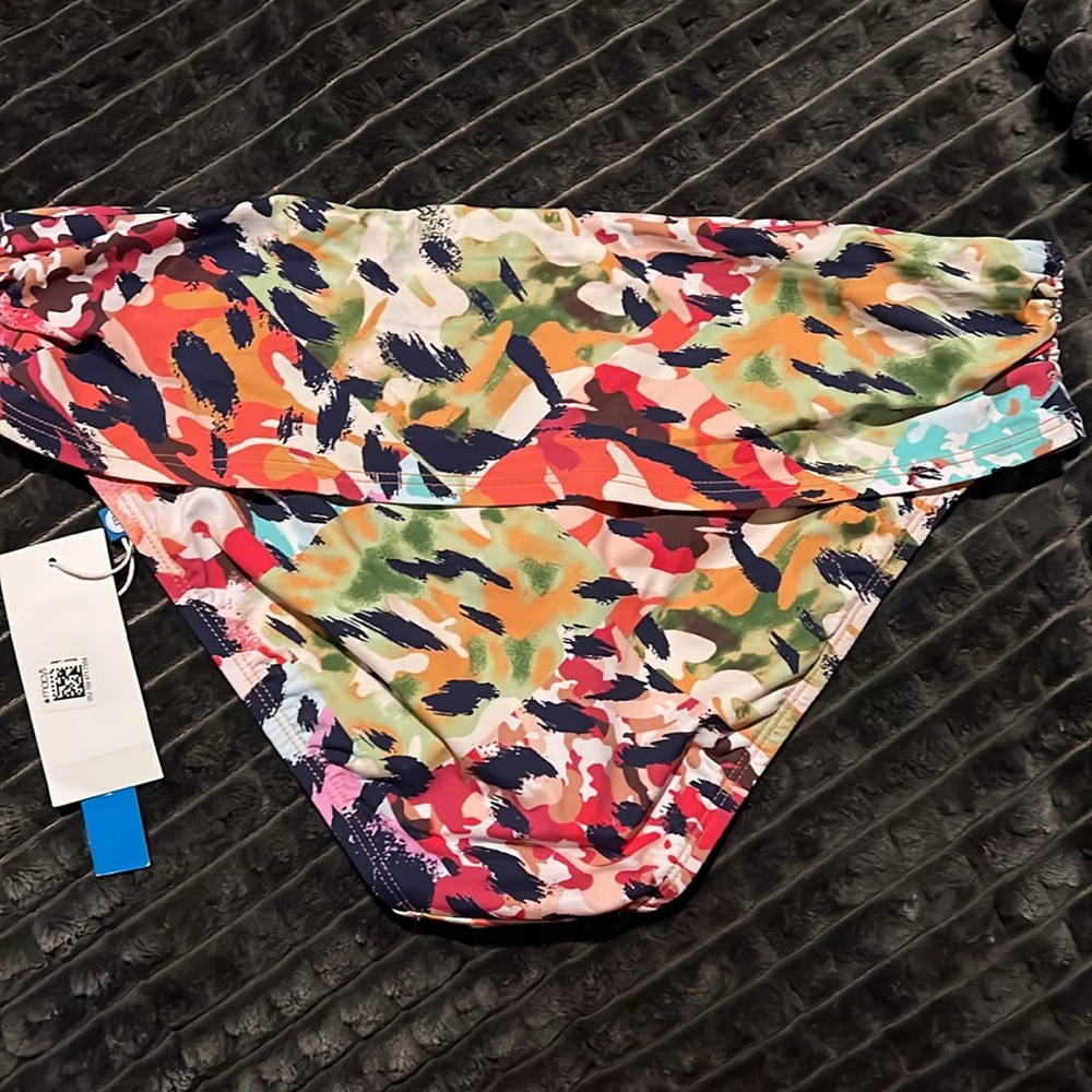 BLEU ROD BEATTIE
Party Animal Sarong Hipster Bikini Bottom NWT SIZE 6 - Picture 2 of 7